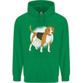A Beagle Dog Childrens Kids Hoodie Irish Green