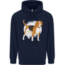A Beagle Dog Childrens Kids Hoodie Navy Blue