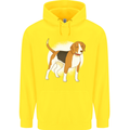 A Beagle Dog Childrens Kids Hoodie Yellow