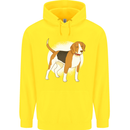 A Beagle Dog Childrens Kids Hoodie Yellow