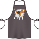 A Beagle Dog Cotton Apron 100% Organic Dark Grey