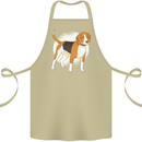 A Beagle Dog Cotton Apron 100% Organic Khaki
