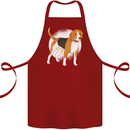 A Beagle Dog Cotton Apron 100% Organic Maroon