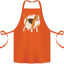 A Beagle Dog Cotton Apron 100% Organic Orange