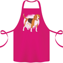 A Beagle Dog Cotton Apron 100% Organic Pink