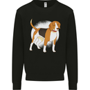 A Beagle Dog Kids Sweatshirt Jumper Black
