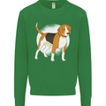 A Beagle Dog Kids Sweatshirt Jumper Irish Green