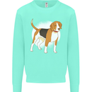 A Beagle Dog Kids Sweatshirt Jumper Peppermint
