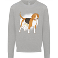 A Beagle Dog Kids Sweatshirt Jumper Sports Grey