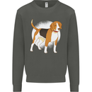 A Beagle Dog Kids Sweatshirt Jumper Storm Grey
