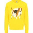A Beagle Dog Kids Sweatshirt Jumper Yellow