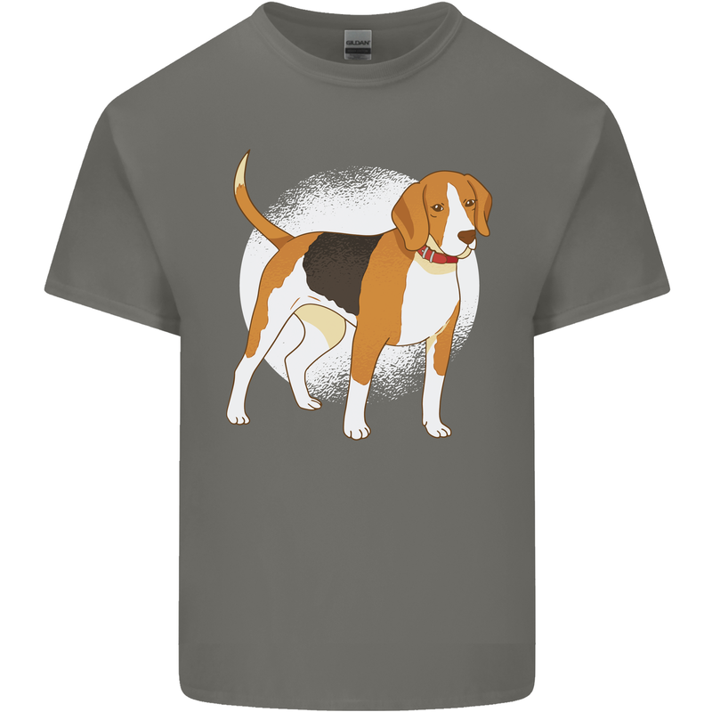 A Beagle Dog Kids T-Shirt Childrens Charcoal