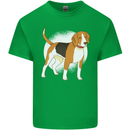A Beagle Dog Kids T-Shirt Childrens Irish Green