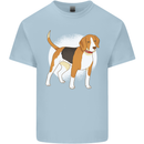 A Beagle Dog Kids T-Shirt Childrens Light Blue