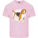 A Beagle Dog Kids T-Shirt Childrens Light Pink