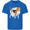 A Beagle Dog Kids T-Shirt Childrens Royal Blue