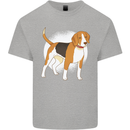 A Beagle Dog Kids T-Shirt Childrens Sports Grey