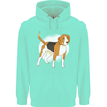 A Beagle Dog Mens 80% Cotton Hoodie Peppermint