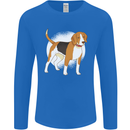 A Beagle Dog Mens Long Sleeve T-Shirt Royal Blue