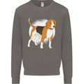 A Beagle Dog Mens Sweatshirt Jumper Charcoal