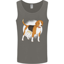 A Beagle Dog Mens Vest Tank Top Charcoal
