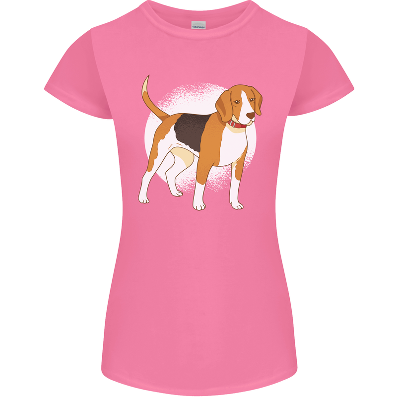 A Beagle Dog Womens Petite Cut T-Shirt Azalea