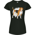A Beagle Dog Womens Petite Cut T-Shirt Black