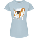 A Beagle Dog Womens Petite Cut T-Shirt Light Blue