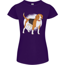 A Beagle Dog Womens Petite Cut T-Shirt Purple