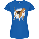 A Beagle Dog Womens Petite Cut T-Shirt Royal Blue