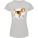 A Beagle Dog Womens Petite Cut T-Shirt Sports Grey