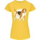 A Beagle Dog Womens Petite Cut T-Shirt Yellow