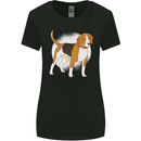 A Beagle Dog Womens Wider Cut T-Shirt Black