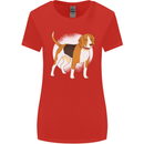 A Beagle Dog Womens Wider Cut T-Shirt Red