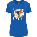 A Beagle Dog Womens Wider Cut T-Shirt Royal Blue