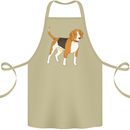 A Beagle Small Scent Hound Dog Cotton Apron 100% Organic Khaki