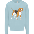 A Beagle Small Scent Hound Dog Kids Sweatshirt Jumper Light Blue