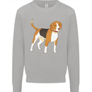 A Beagle Small Scent Hound Dog Kids Sweatshirt Jumper Sports Grey