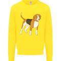 A Beagle Small Scent Hound Dog Kids Sweatshirt Jumper Yellow