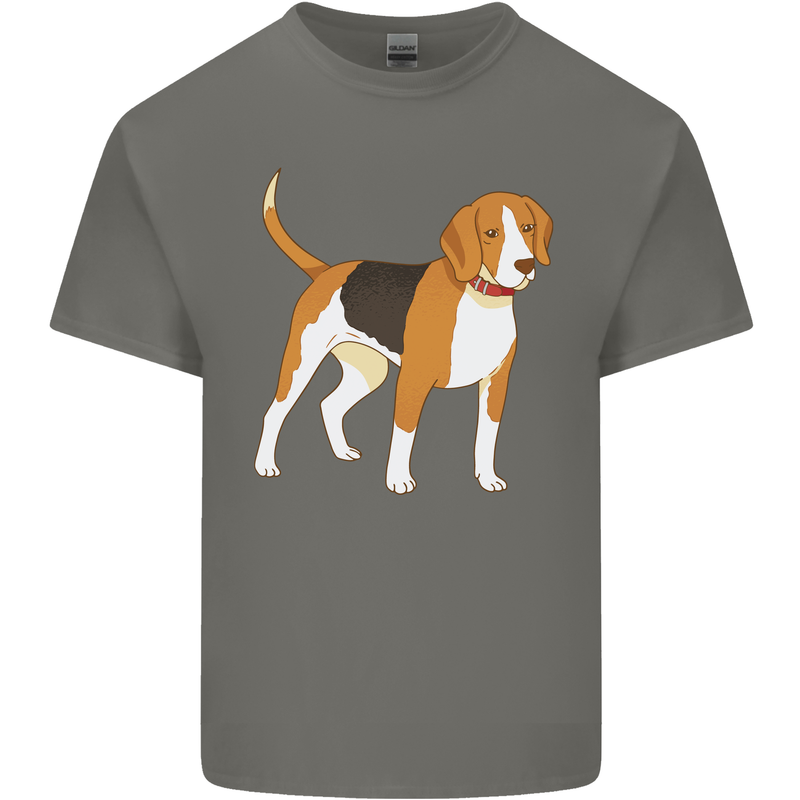 A Beagle Small Scent Hound Dog Kids T-Shirt Childrens Charcoal