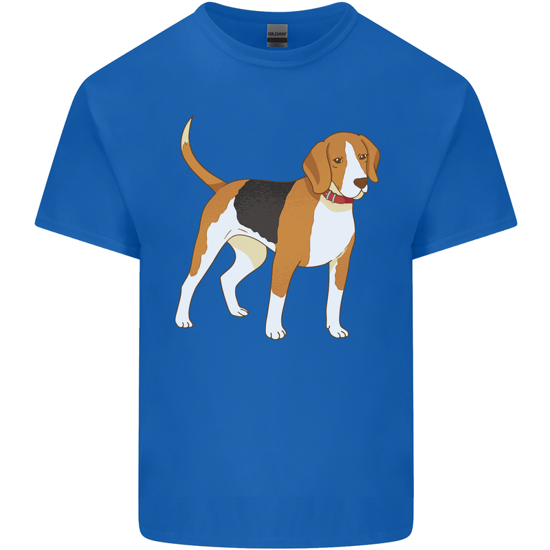 A Beagle Small Scent Hound Dog Kids T-Shirt Childrens Royal Blue