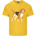 A Beagle Small Scent Hound Dog Kids T-Shirt Childrens Yellow
