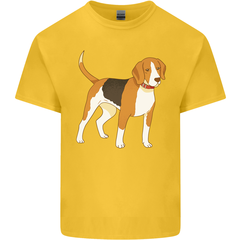 A Beagle Small Scent Hound Dog Kids T-Shirt Childrens Yellow