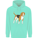 A Beagle Small Scent Hound Dog Mens 80% Cotton Hoodie Peppermint