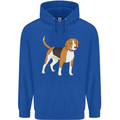 A Beagle Small Scent Hound Dog Mens 80% Cotton Hoodie Royal Blue