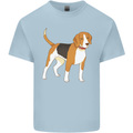 A Beagle Small Scent Hound Dog Mens Cotton T-Shirt Tee Top Light Blue