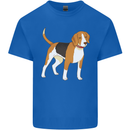A Beagle Small Scent Hound Dog Mens Cotton T-Shirt Tee Top Royal Blue