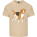 A Beagle Small Scent Hound Dog Mens Cotton T-Shirt Tee Top Sand