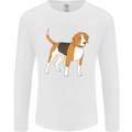 A Beagle Small Scent Hound Dog Mens Long Sleeve T-Shirt White