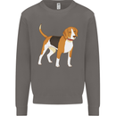A Beagle Small Scent Hound Dog Mens Sweatshirt Jumper Charcoal